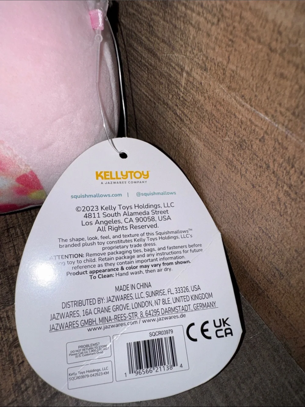 Squishmallows Rachel Pink Tie-5 inch‎